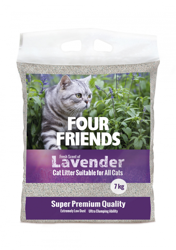 FourFriends kattsand Lavender 7 kg