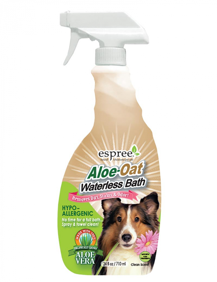 aloe oatbath waterless bath shampoo