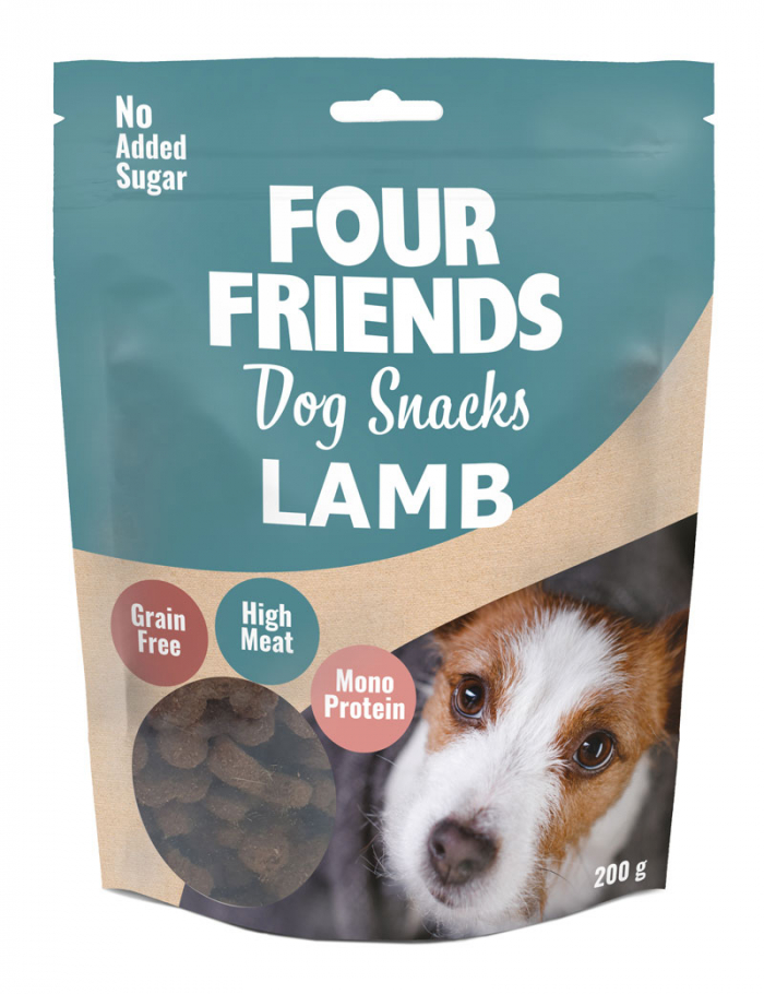 FourFriends hundgodis Dog Snacks Lamb