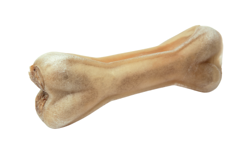 Beef_rawhide_chew_bones_with_goat