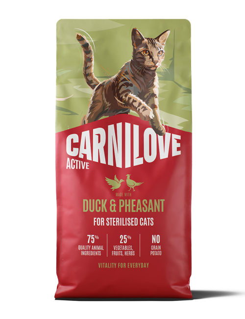 CARNILOVE-ACTIVE-Cat-Duck-Pheasant-sterilised-adults-6KG