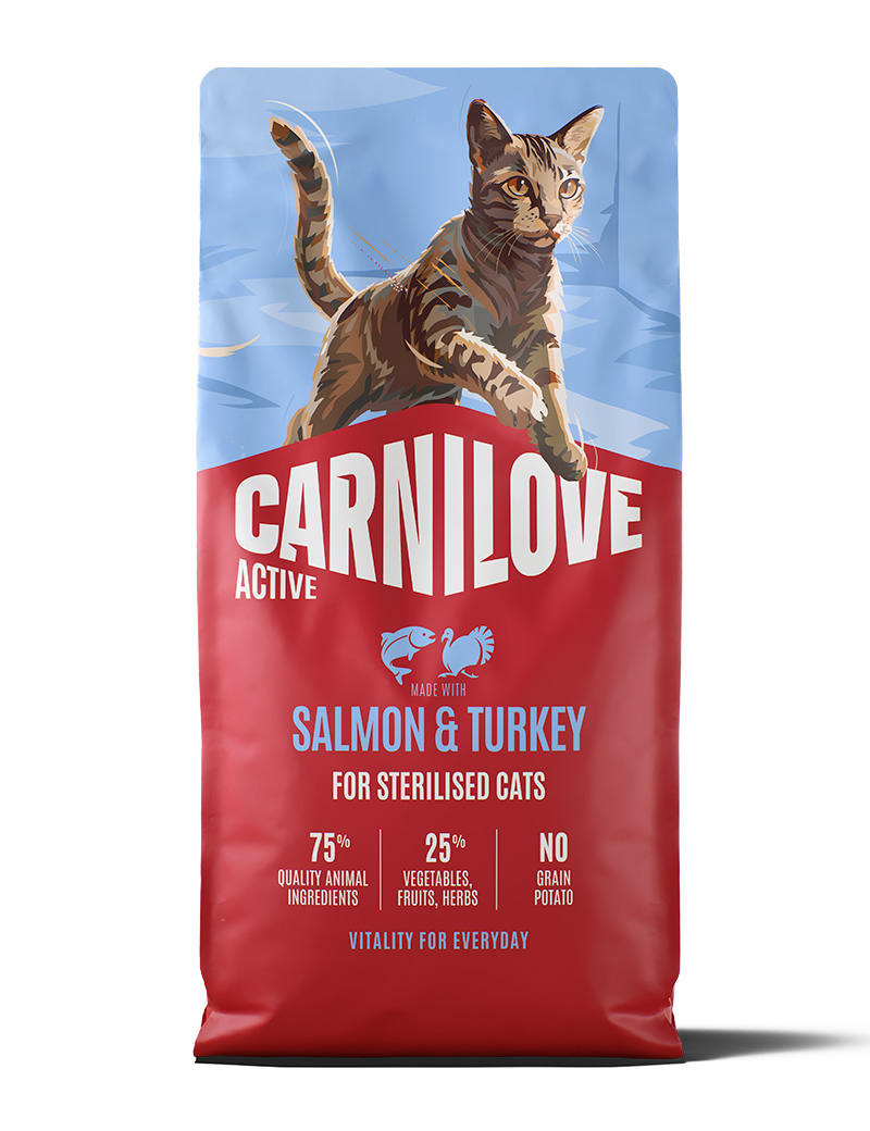 CARNILOVE-ACTIVE-Cat-Salmom-Turkey-sterilised-adults-6KG CARNILOVE-ACTIVE-Cat-Salmom-Turkey-sterilised-adults-6KG