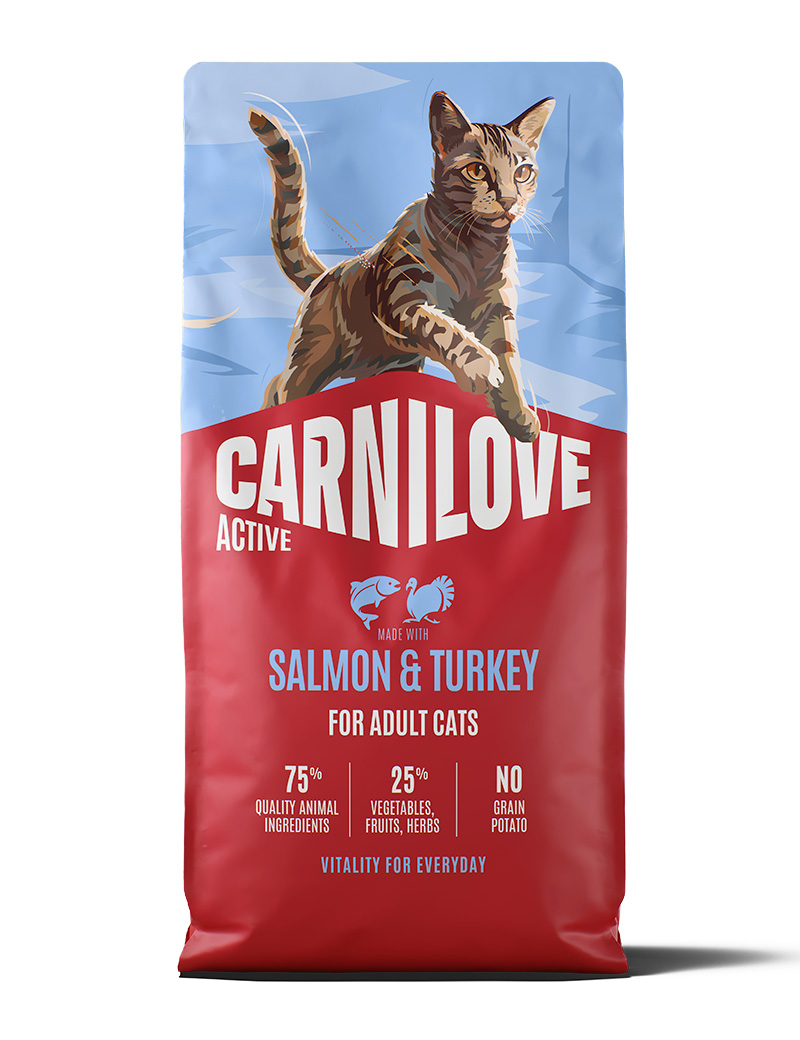 CARNILOVE-ACTIVE-Cat-Salmon-Turkey-adults-6KG CARNILOVE-ACTIVE-Cat-Salmon-Turkey-adults-6KG