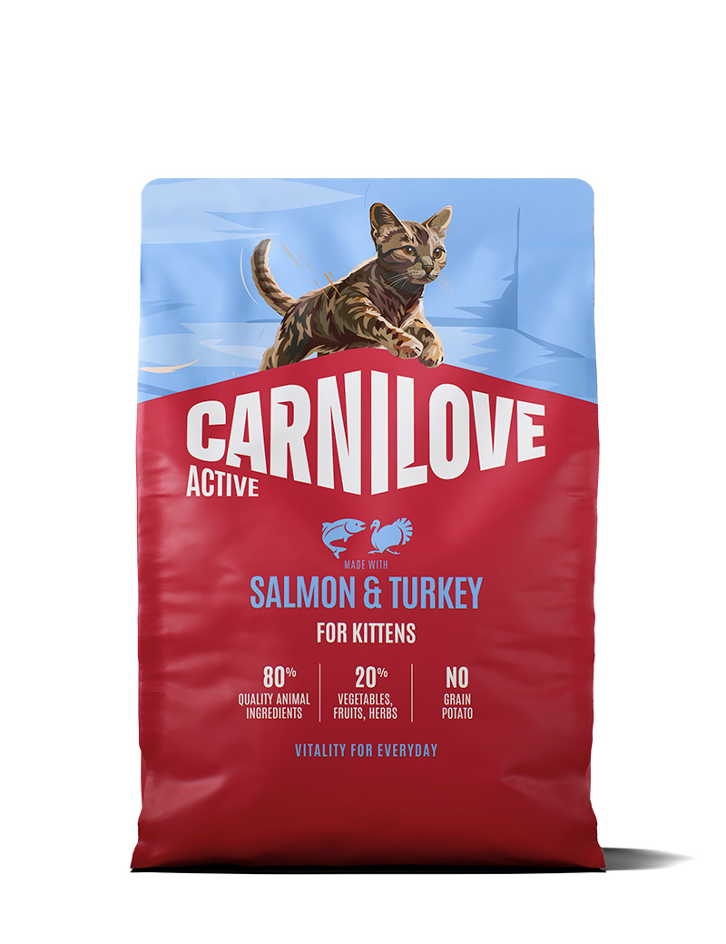 CARNILOVE-ACTIVE-Cat-Turkey-Salmon-kittens-2KG CARNILOVE-ACTIVE-Cat-Turkey-Salmon-kittens-2KG