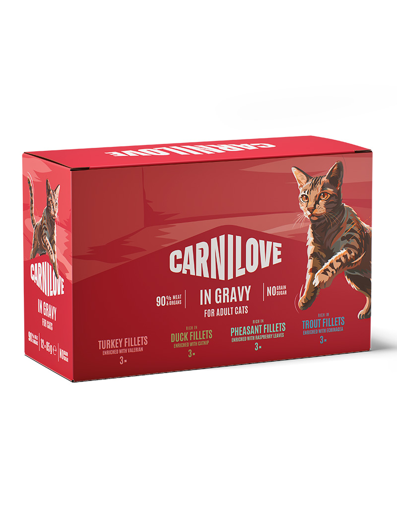 CARNILOVE-CAT-POUCHES-MULTIPACK-GRAVY CARNILOVE-CAT-POUCHES-MULTIPACK-GRAVY