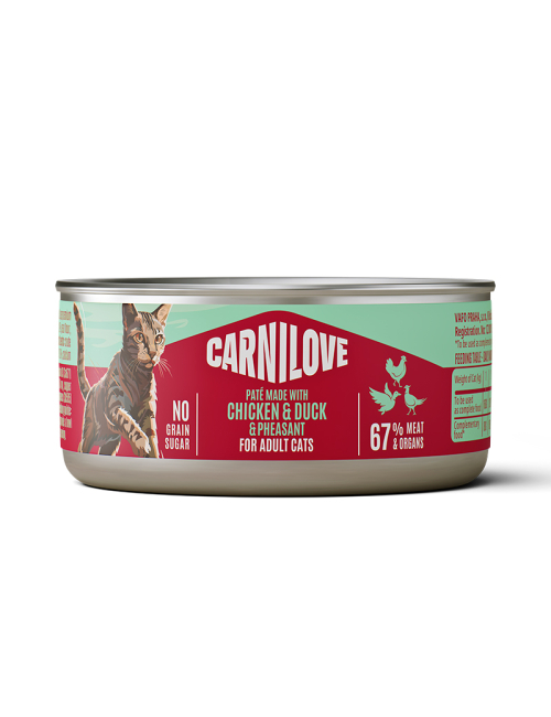 CARNILOVE-Cat-CAN-Pate-Chicken-Duck-Pheasant-100G