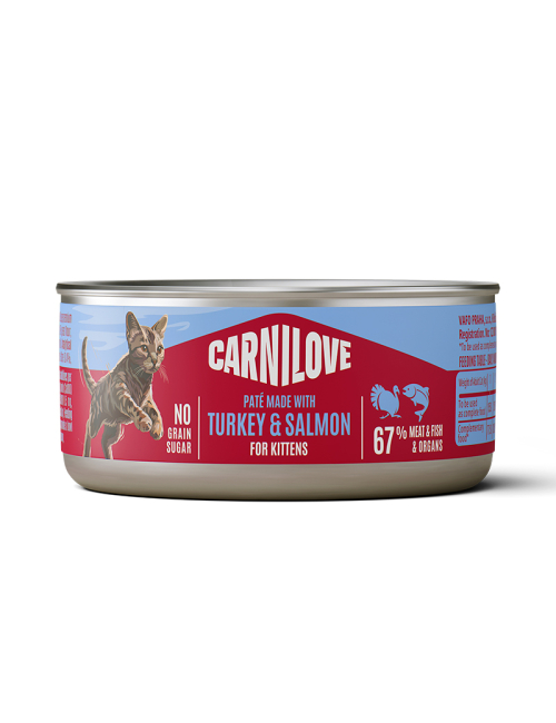 CARNILOVE-Cat-CAN-Pate-Turkey-Salmon-Kittens-100G