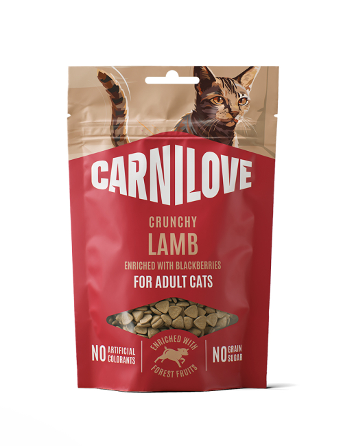 CARNILOVE-Cat-CRUNCHY-Snack-Lamb-Blackberries-50G
