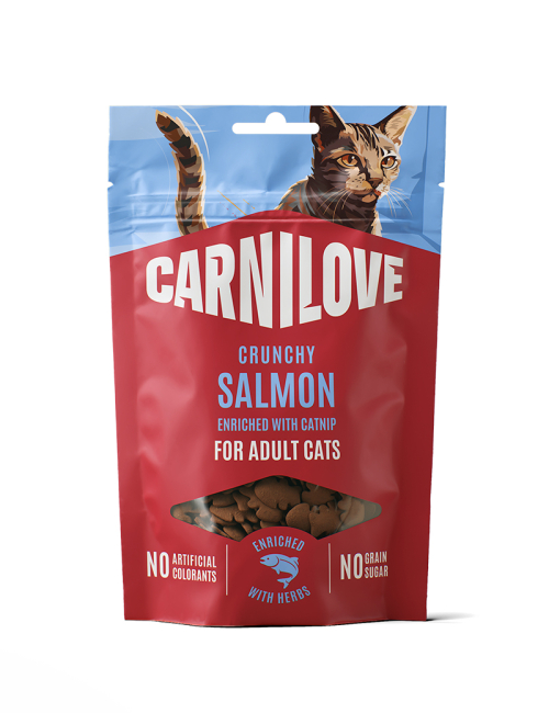 CARNILOVE-Cat-CRUNCHY-Snack-Salmon-Catnip-50G