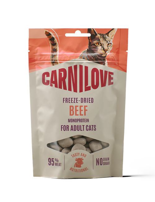 CARNILOVE-Cat-FREEZEDRIED-RawBeef-40G