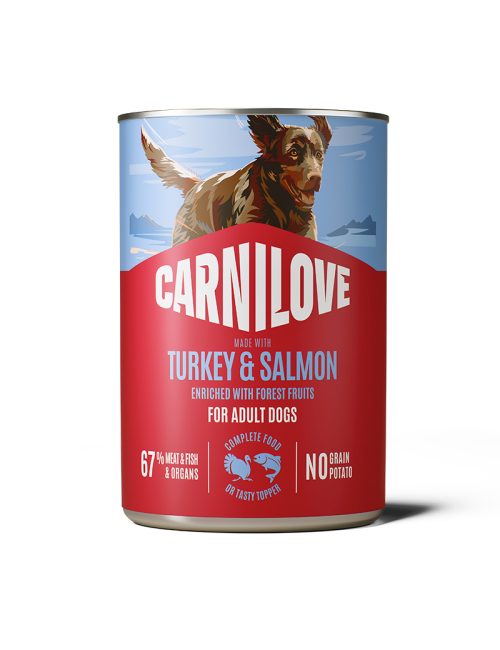 CARNILOVE-Dog-CAN-WildMeat-Turkey-Salmon-400G