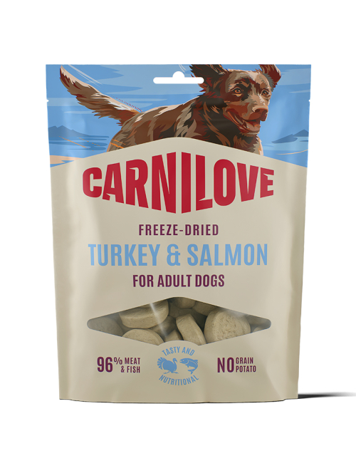 CARNILOVE-Dog-FREEZE-DRIED-Raw-Snacks-Salmon-Turkey-60G
