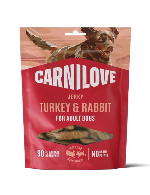 CARNILOVE-Dog-JERKY-Turkey-Rabbit-100G