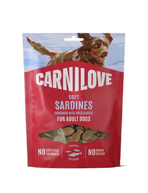CARNILOVE-Dog-SOFT-Snack-Sardines-garlic-200G