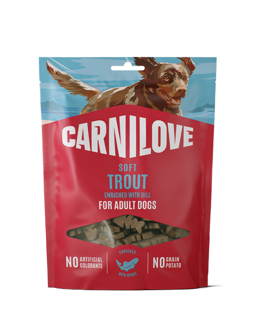 CARNILOVE-Dog-SOFT-Snack-Trout-Dill-200G