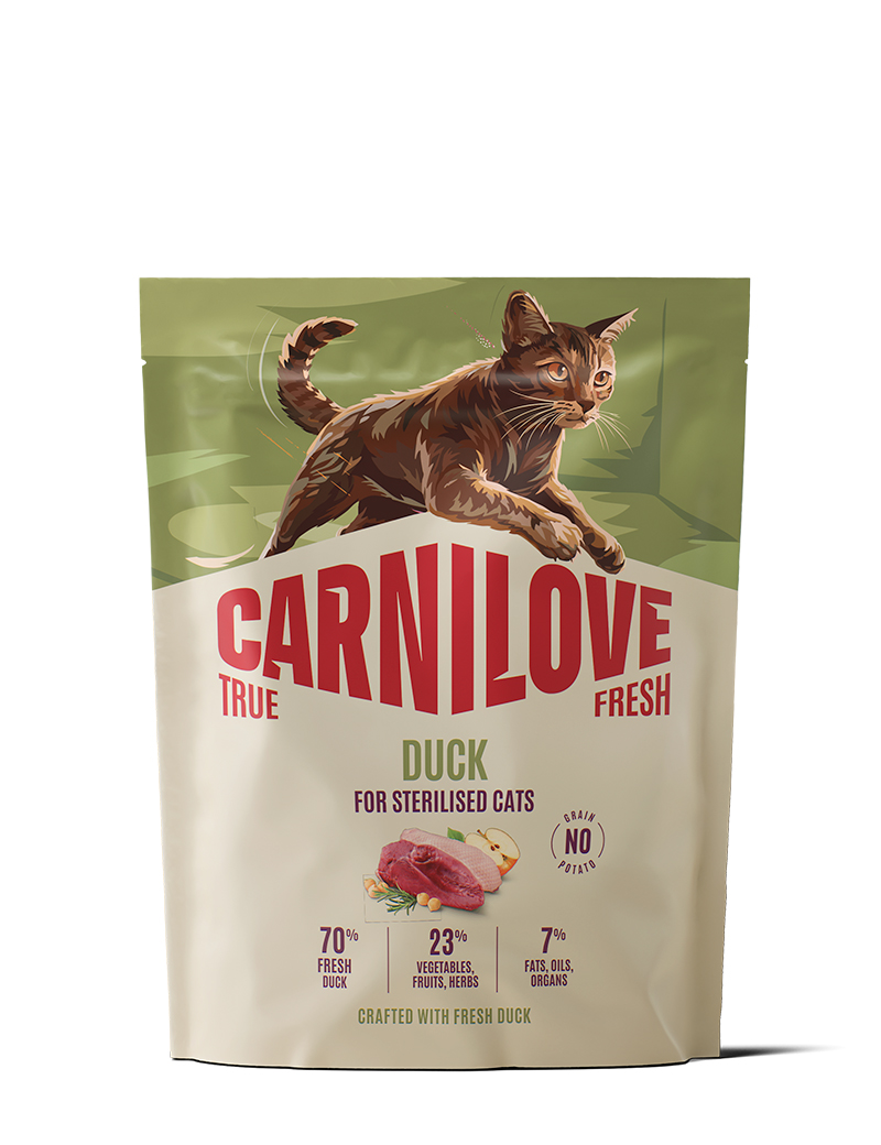 CARNILOVE-TRUEFRESH-Cat-Duck-sterilised-adults-400G CARNILOVE-TRUEFRESH-Cat-Duck-sterilised-adults-400G