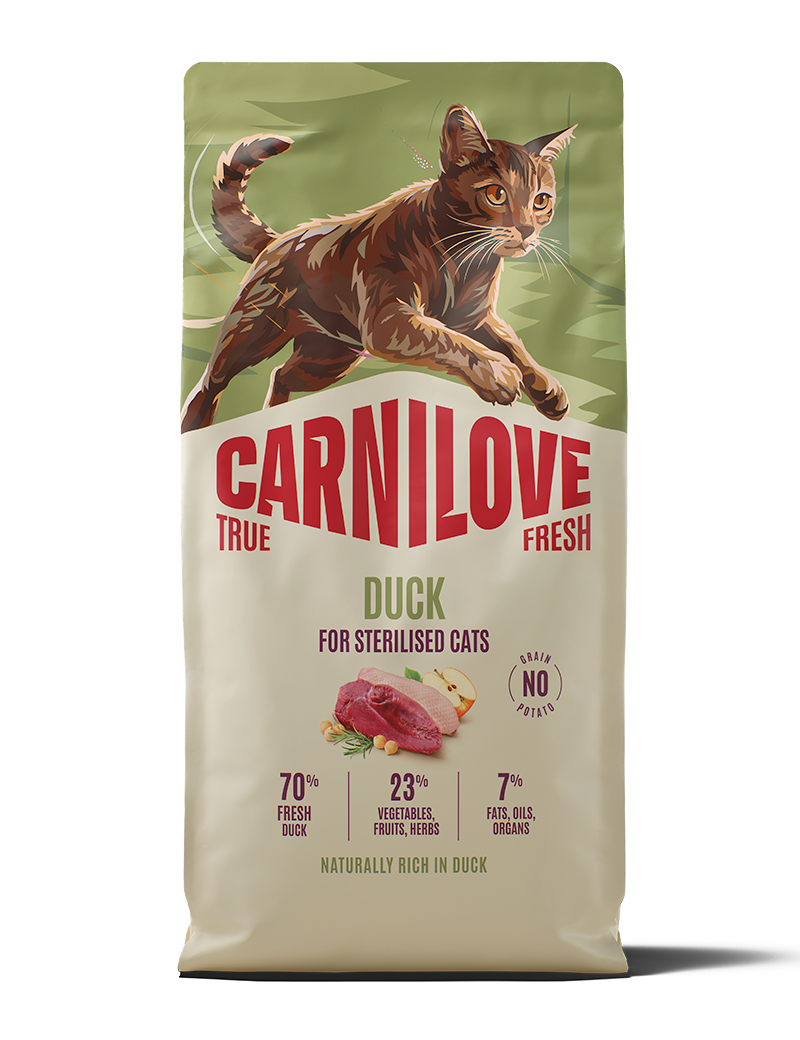 CARNILOVE-TRUEFRESH-Cat-Duck-sterilised-adults-6KG CARNILOVE-TRUEFRESH-Cat-Duck-sterilised-adults-6KG