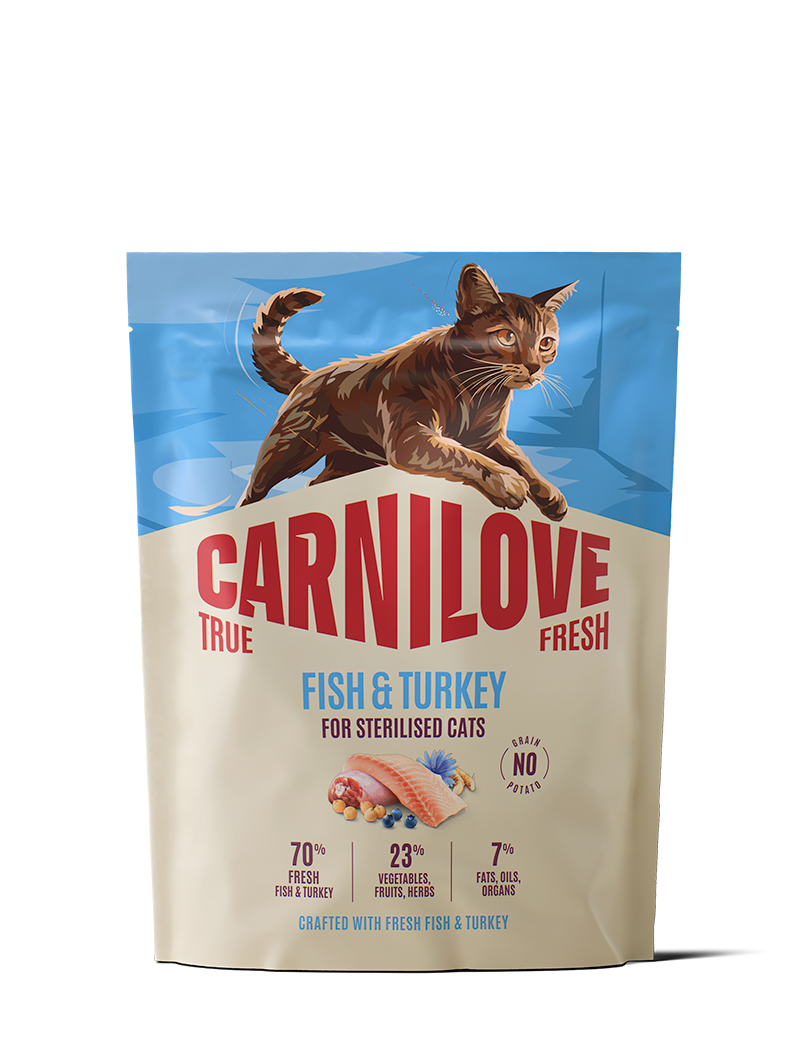 CARNILOVE-TRUEFRESH-Cat-Fish-Turkey-sterilised-adults-400G CARNILOVE-TRUEFRESH-Cat-Fish-Turkey-sterilised-adults-400G