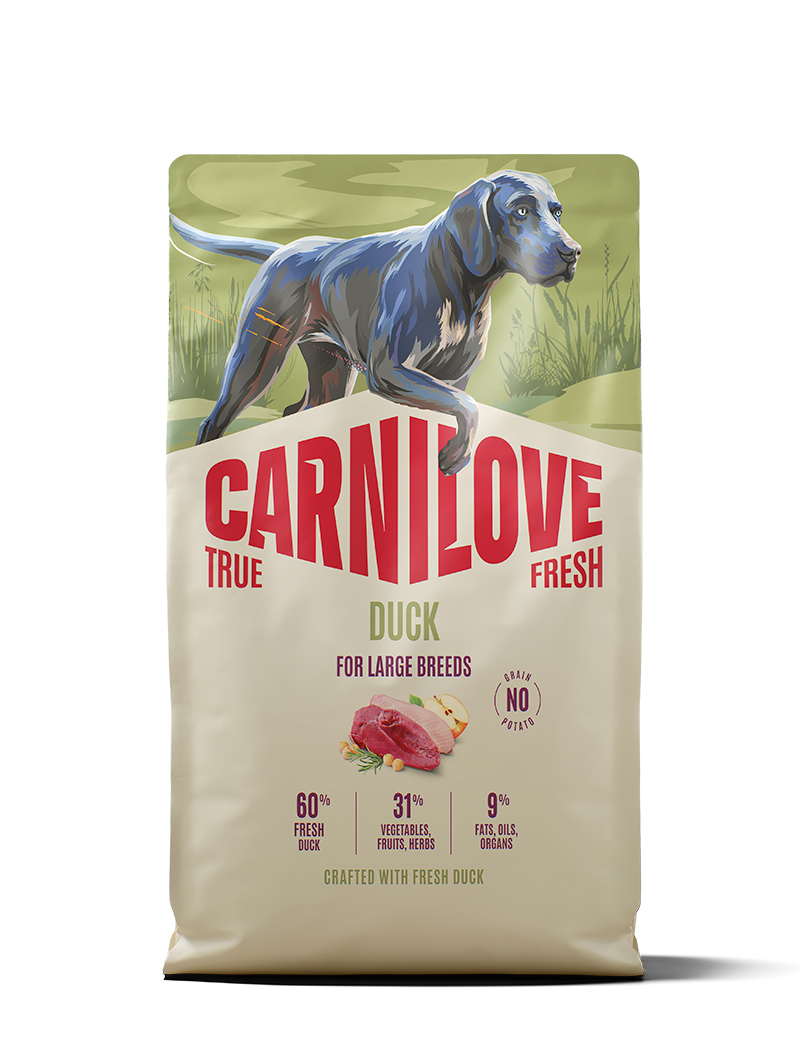 Carnilove-TrueFresh-Dog-Duck-LargeBreed-4kg Carnilove-TrueFresh-Dog-Duck-LargeBreed-4kg