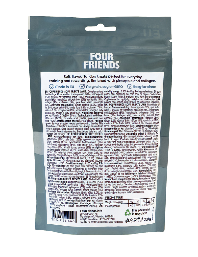 FourFriends_Soft-Treats_Lamb_200g_Back FourFriends_Soft-Treats_Lamb_200g_Back