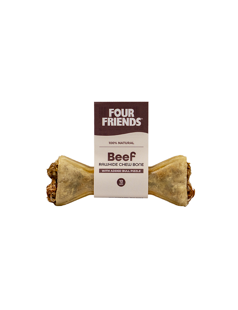 FourFriends_Rawhide_Chew_Bone_Beef_w_Bull_Pizzle_12cm FourFriends_Rawhide_Chew_Bone_Beef_w_Bull_Pizzle_12cm